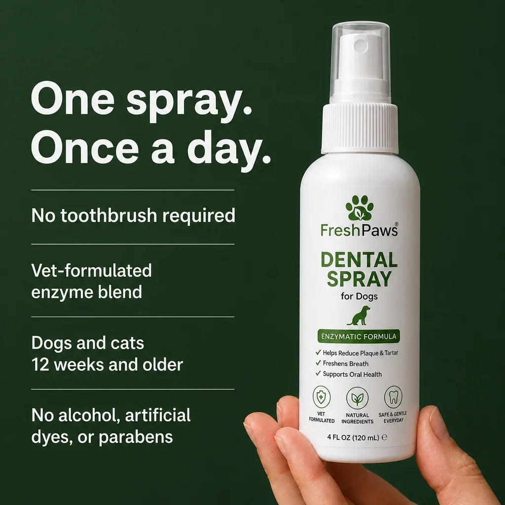 FreshPaws Dental Spray for Dogs benefits